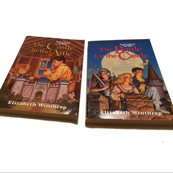 Set of 2 Books Castle in the Attic + Battle Sequel Elizabeth Winthrop YA Novels - Picture 2 of 9